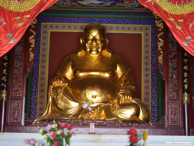 A laughing Buddha