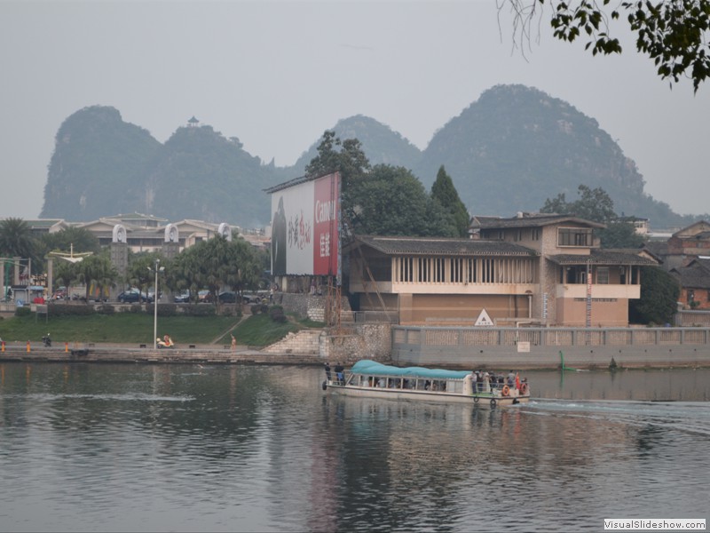 A view across the river from our hotel.