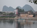 A view across the river from our hotel.