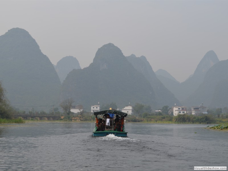 One of the boats ahead of our tour.