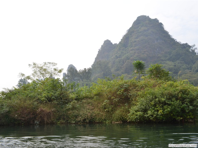 Close to one of the Karst Mountains.