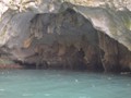 A river cave.