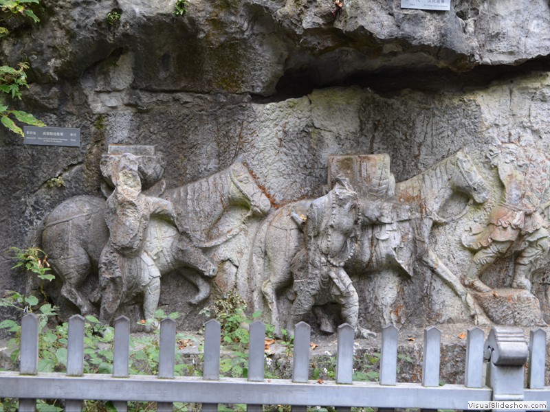 More examples of the stone cavings