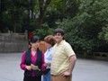 Andrea, Claudette and Brad deciding what to see next.