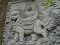 One of the incredible stone carvings.