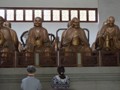 A few of the 500 Buddha's in the Temple.