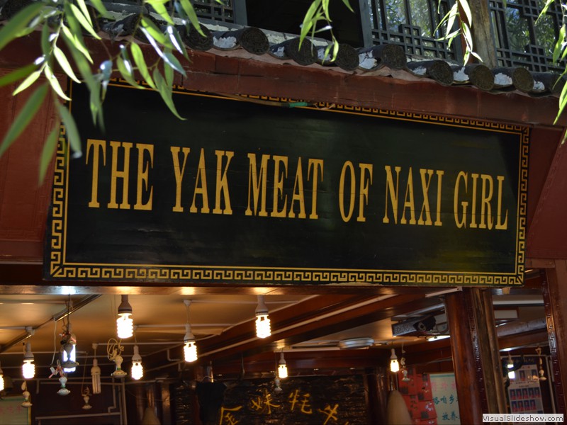 Yak meat is available in lots of shops.