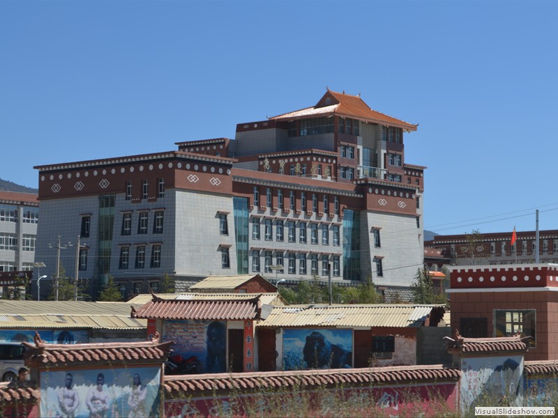A very large middle school complex.