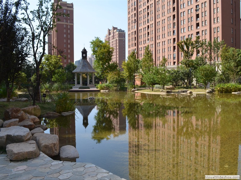 Andrea's apartment complex in Suzhou.