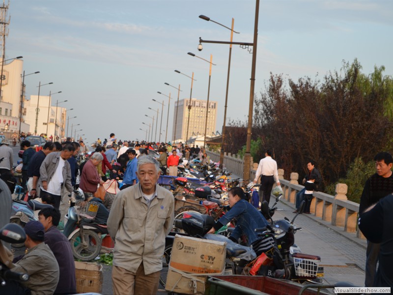 The street vendors where very busy!