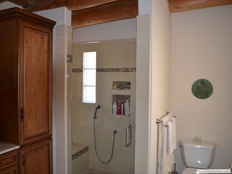 After view of master bath.