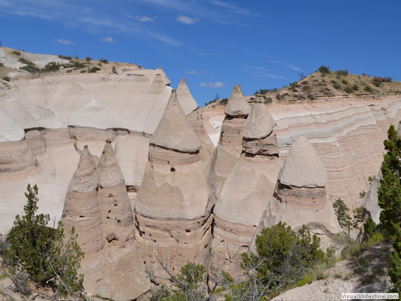 Good views of the tent rocks.