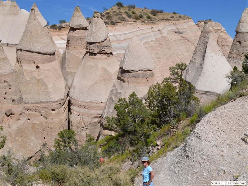 Good views of the tent rocks.