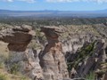 Looking out over the valley. Cochiti lake in the distance.